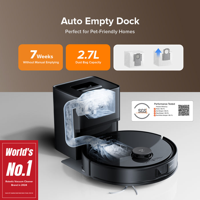 roborock q10 x5 robot vacuum and mop with auto-empty dock
