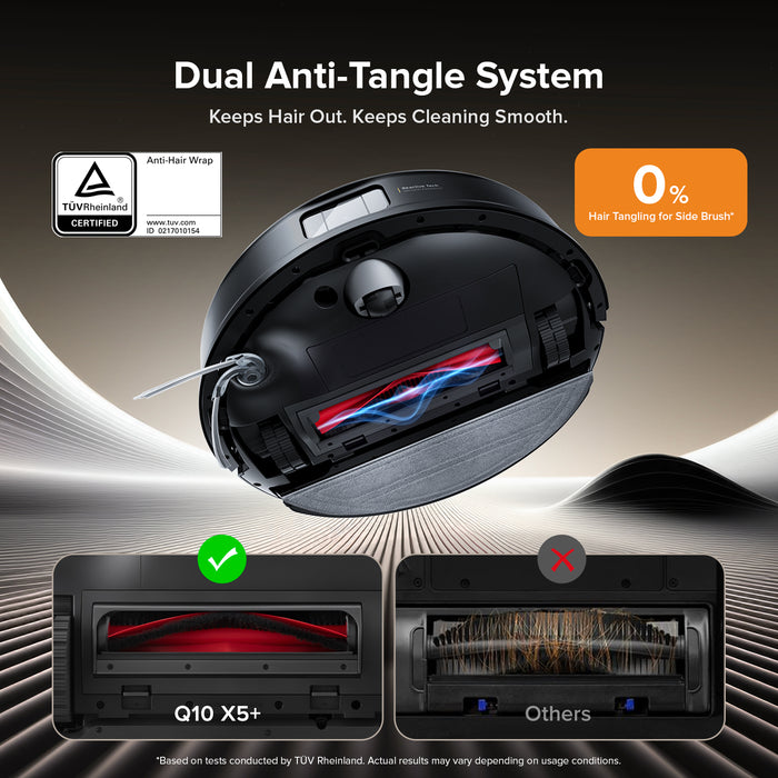 roborock q10 x5 robot vacuum and mop with auto-empty dock