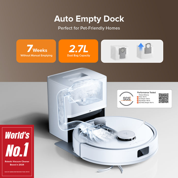 roborock q10 x5 robot vacuum and mop with auto-empty dock