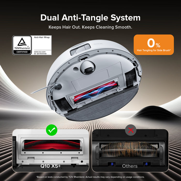 roborock q10 x5 robot vacuum and mop with auto-empty dock