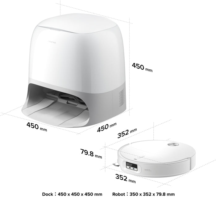 roborock qrevo curvx robot vacuum with multifunctional dock 3.0 thermo