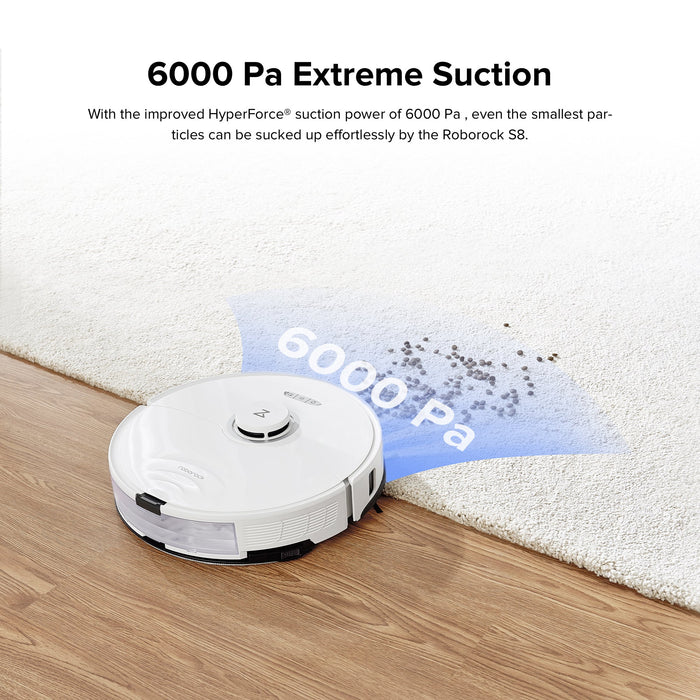 roborock s8 robot vacuum with sonic mop