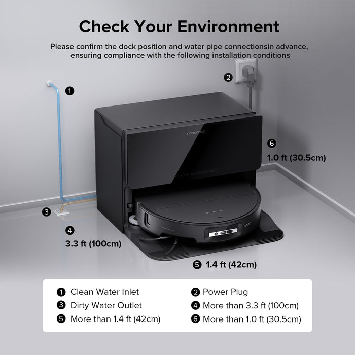 roborock saros 10 robot vacuum with refill drainage system