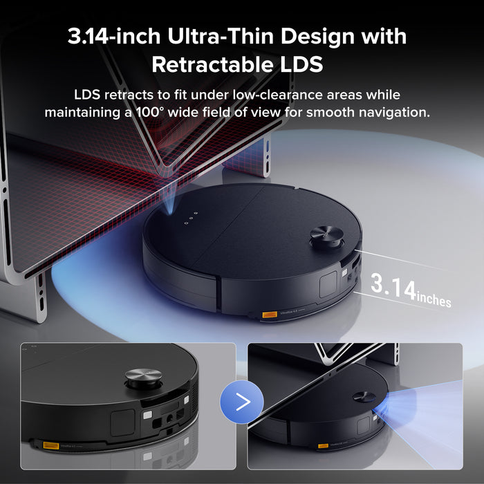 roborock saros 10 robot vacuum with refill drainage system