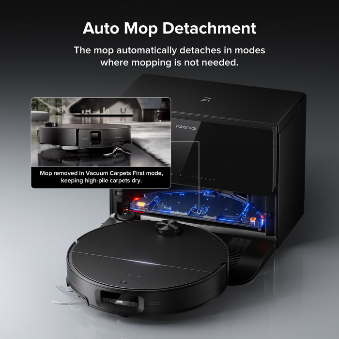 roborock saros 10 robot vacuum with refill drainage system