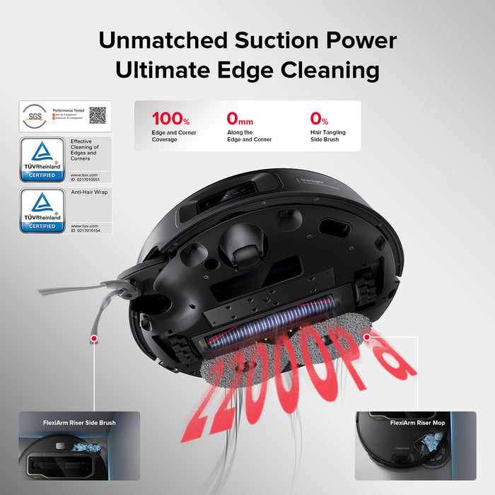 roborock saros z70 robot vacuum with omnigrip mechanical arm
