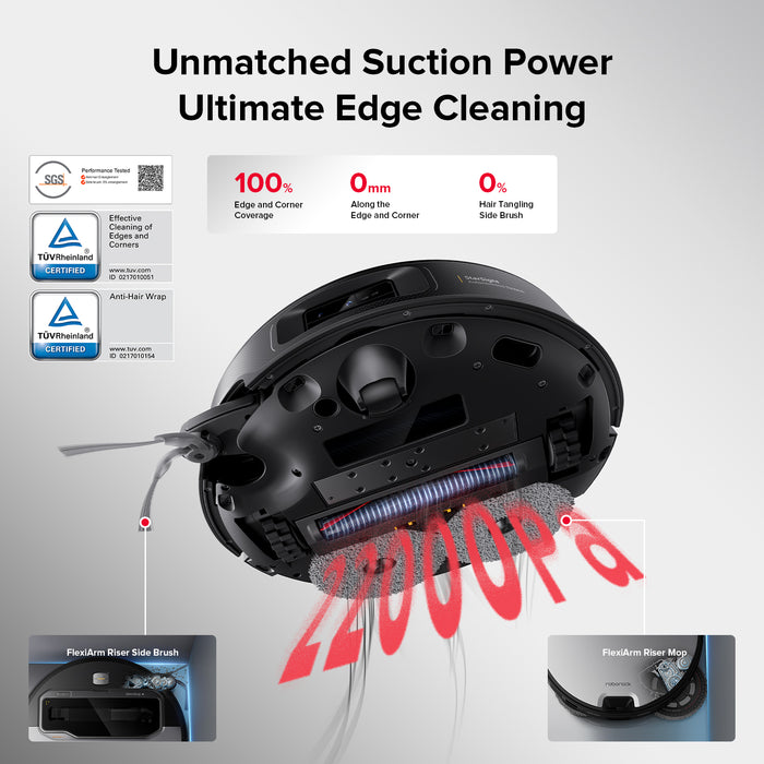 roborock saros z70 robot vacuum with omnigrip mechanical arm