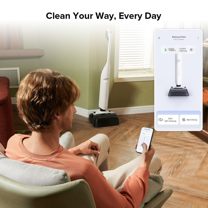 roborock flexi wet and dry vacuum cleaner
