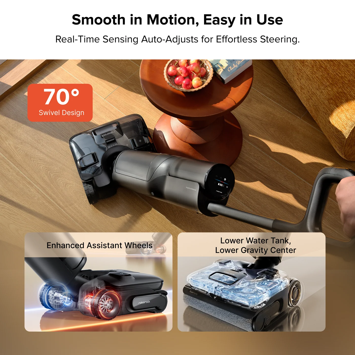 roborock f25 ace pro wet dry vacuum with jetfoaming cleaning